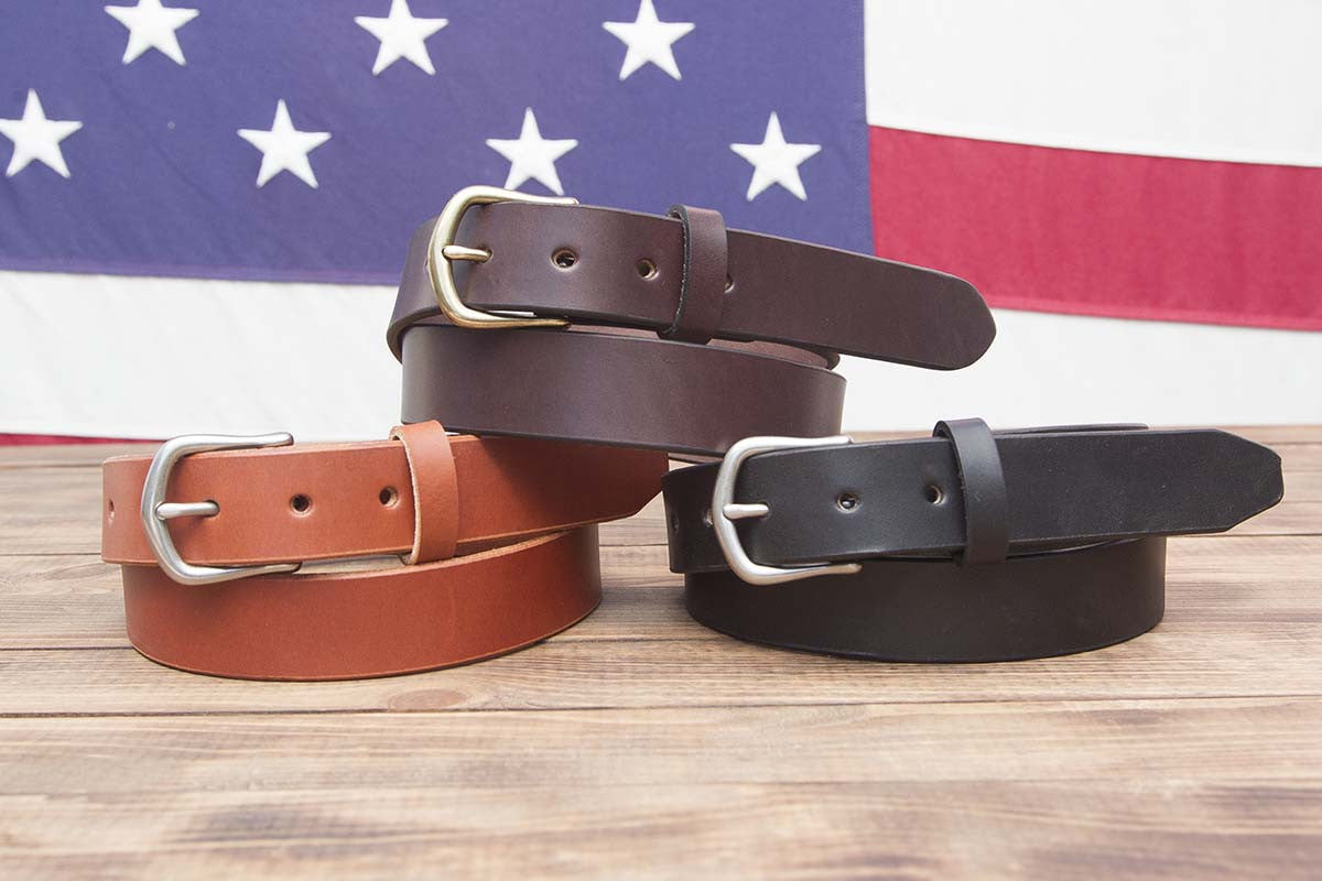 Full Grain Leather Dress Belts 1.25" Thirteen50 Leather