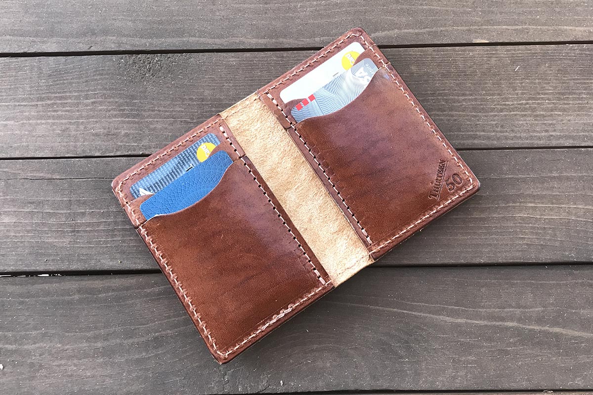 Vertical 6 Pocket | Buck Brown Wallet – Thirteen50 Leather
