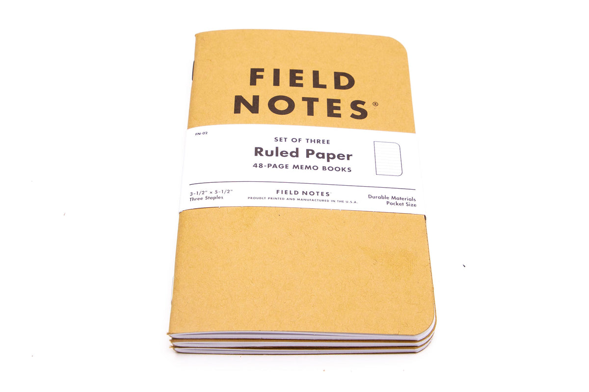Field Notes Memo Books (3 Pack) Thirteen50 Leather