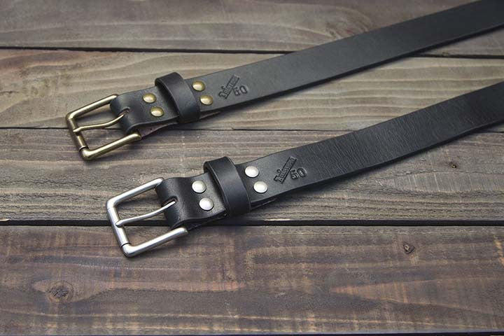Black Leather Belt | 1.5