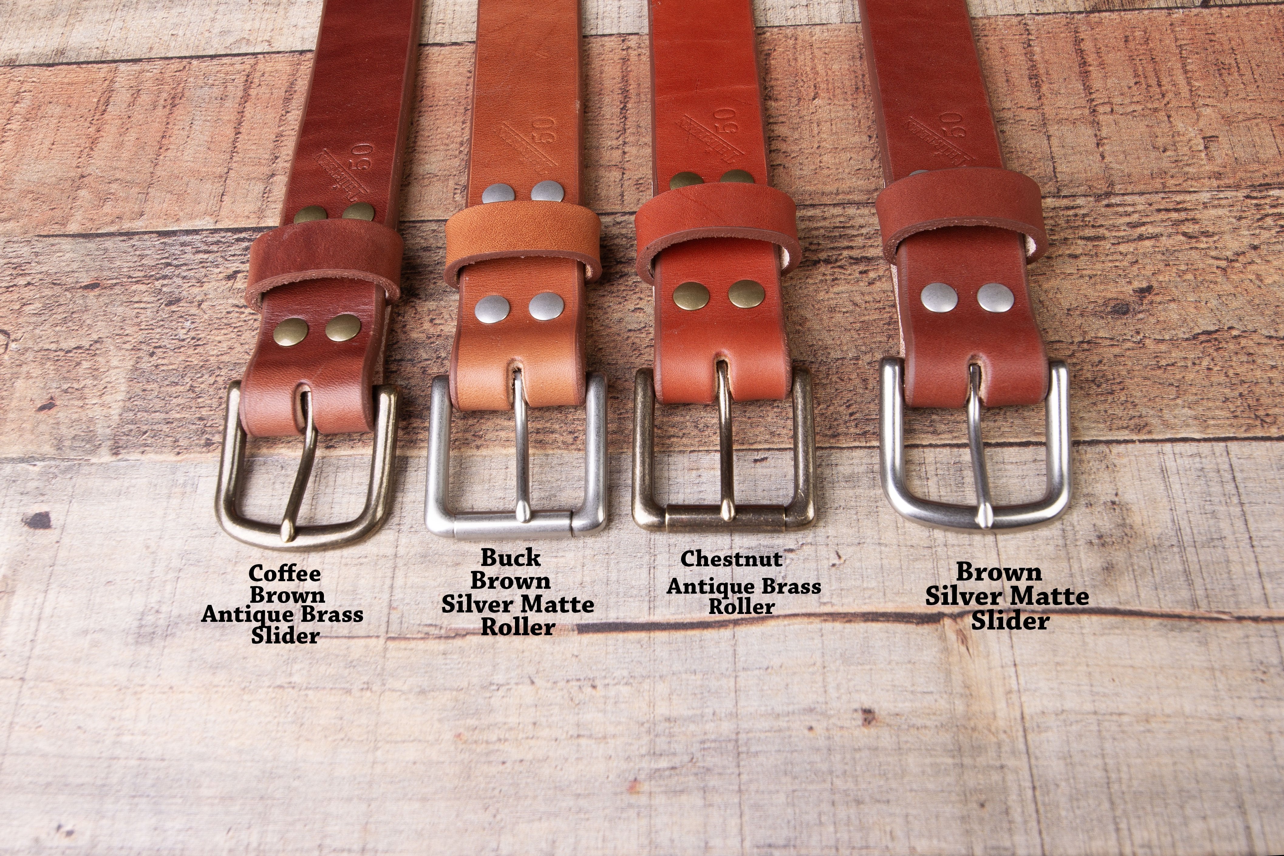 Buck Brown Leather Belt | 1.5