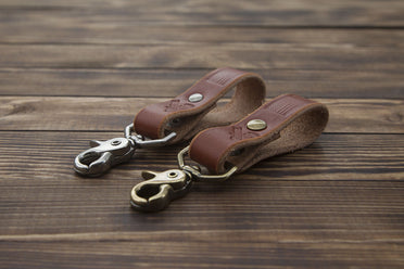 Custom Leather Key Fobs and Key Chains – Thirteen50 Leather