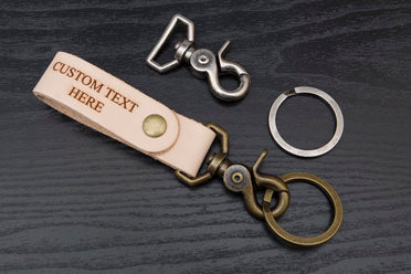 Custom Leather Key Fobs and Key Chains – Thirteen50 Leather